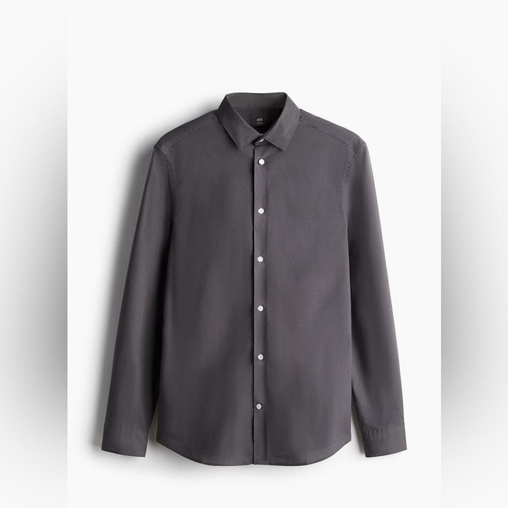 H&M Slim Fit Easy Iron Shirt